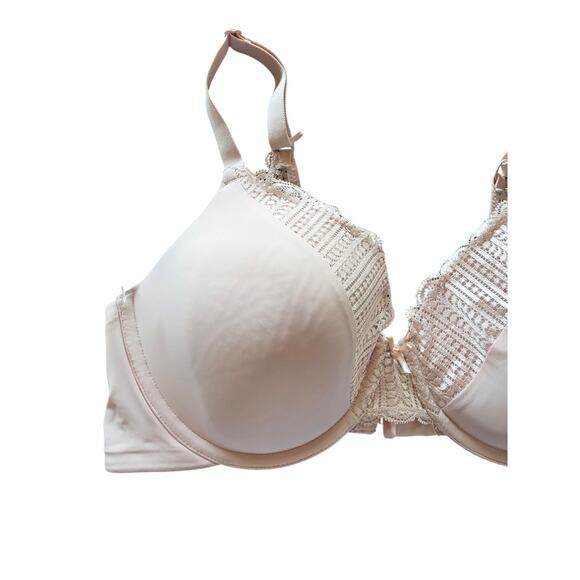 Maidenform 34D Womens Bra Tan Underwired Adjustable Straps Full Coverage - Picture 2 of 4
